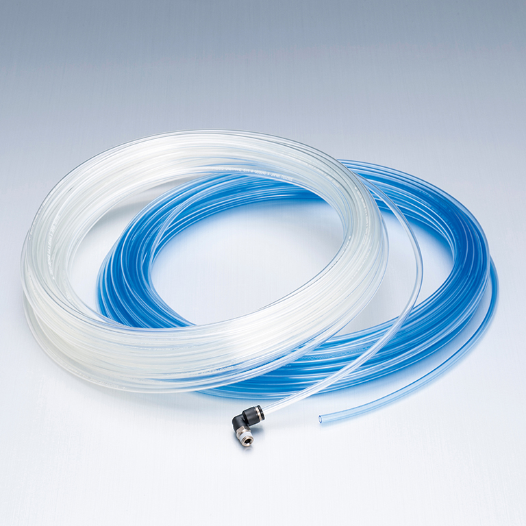 Anti-static (ESD) Tube Transparent, Clear Blue