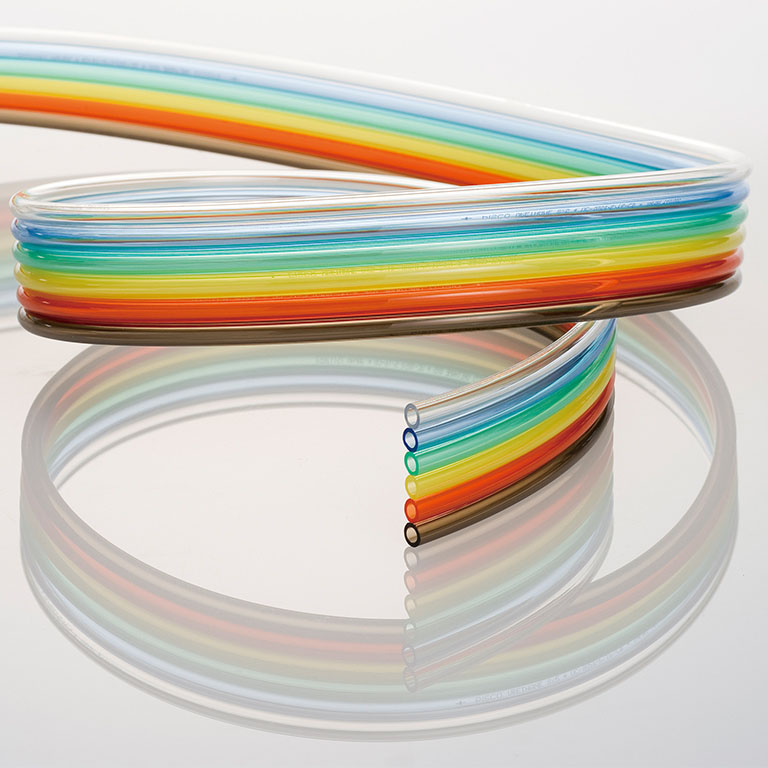 Soft Multi-colored Ribbon Tubing